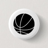 Basketball-Piktogramm-Knopf Button (Vorderseite)