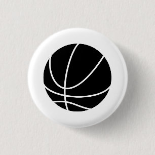 Basketball-Piktogramm-Knopf Button