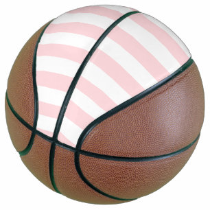 Basketball Pink & Weiß gestreift