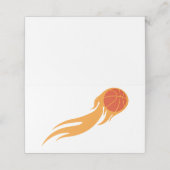 Basketball Platzkarte (Außenseite Aufgefaltet)