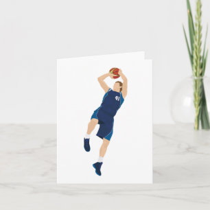 Basketball Player 3 Punkte Karte