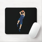 Basketball Player 3 Punkte Mousepad (Mit Mouse)