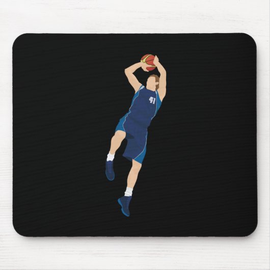 Basketball Player 3 Punkte Mousepad (Vorne)