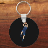 Basketball Player 3 Punkte Schlüsselanhänger (Vorderseite)