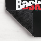 Basketball Player Abstrakt Swish - Word Art Mousepad (Ecke)
