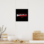 Basketball Player Abstrakt Swish - Word Art Poster (Küche)