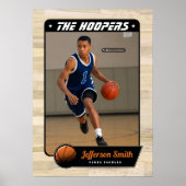 Basketball-Player anpassbar Poster (Vorne)