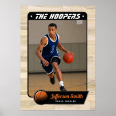 Basketball-Player anpassbar Poster (Vorne)