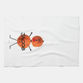 Basketball Player Cartoon Handtuch (Horizontal)