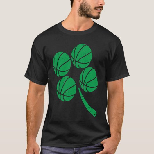 Basketball Player Coach Shamrock St Patricks Day I T-Shirt (Vorderseite)