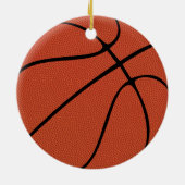 Basketball Player Custom Jersey Nummer oder Buchst Keramik Ornament (Hinten)