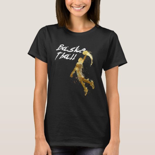 Basketball Player Dunk T-Shirt (Vorderseite)