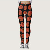 Basketball-Player-Farbe Leggings (Vorderseite)