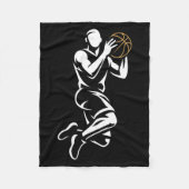 Basketball Player  Fleecedecke (Vorderseite)