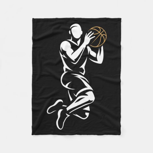 Basketball Player Fleecedecke (Vorderseite)