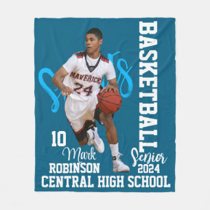Basketball Player Game Foto Fleecedecke
