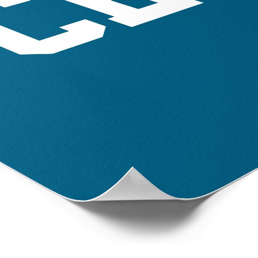 Basketball Player Game Foto Poster (Ecke)