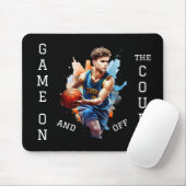 Basketball Player Game on Mousepad (Mit Mouse)