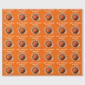 Basketball Player Geschenkpapier (Flach)