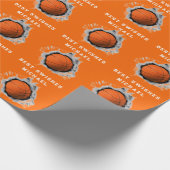Basketball Player Geschenkpapier (Ecke)