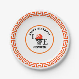Basketball Player Girl, Basketball Girl  Birthday Pappteller