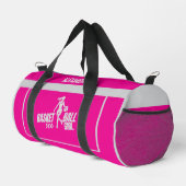 Basketball Player Girl, Team, Geburtstagsgeschenk Duffle Bag (Rechte Ecke)