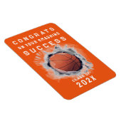 Basketball Player Glückwunsch Magnet (Rechte Seite)