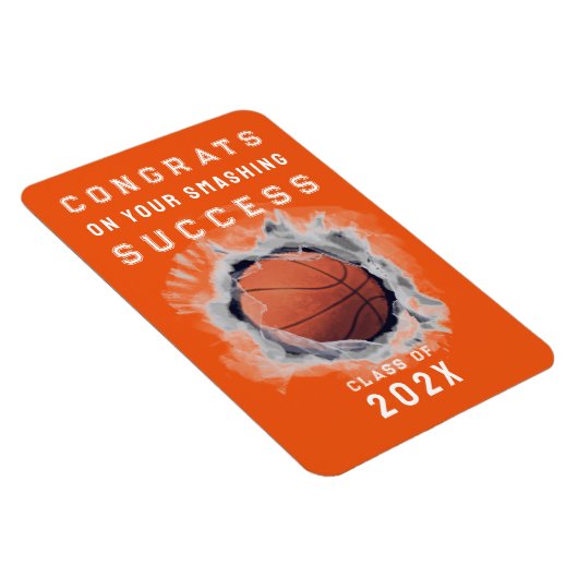 Basketball Player Glückwunsch Magnet (Rechte Seite)