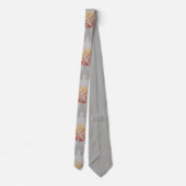 Basketball Player Grafik-Sport-Necktie Gray Krawatte (Rückseite)