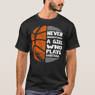 Basketball Player Hoops Streetball Baller Aktionsk T-Shirt