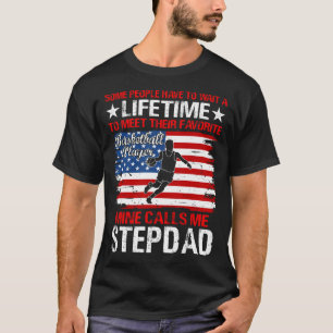 Basketball Player Mine ruft mich STEPDAD an T-Shirt