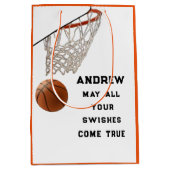 Basketball Player Mittlere Geschenktasche Mittlere Geschenktüte (Vorderseite)