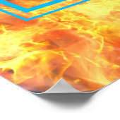 Basketball Player Personalisiertes Foto Poster (Ecke)