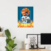 Basketball Player Personalisiertes Foto Poster (Heimbüro)