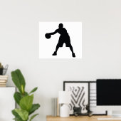 Basketball Player Poster (Heimbüro)