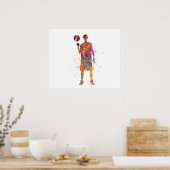Basketball player poster (Küche)