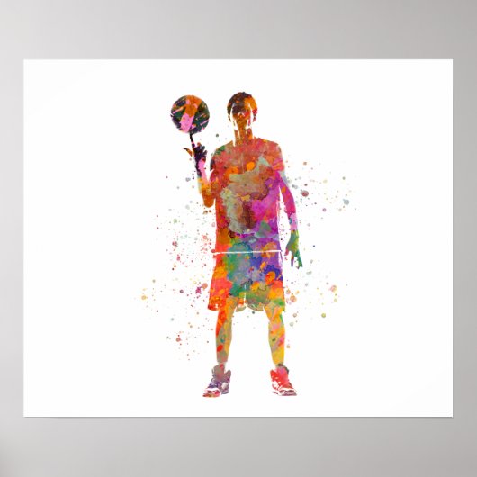 Basketball player poster (Vorne)