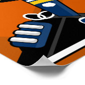 Basketball Player Poster (Ecke)