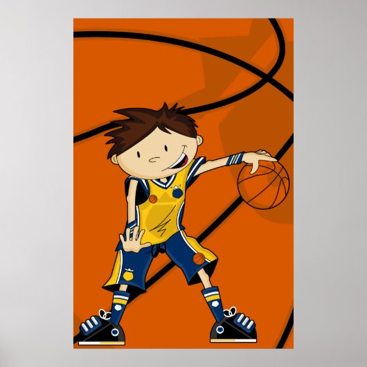 Basketball Player Poster (Vorne)