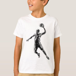 Basketball Player Slam Dunk Dunkles Design T-Shirt