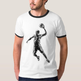 Basketball Player Slam Dunk Dunkles Design T-Shirt