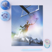 Basketball Player Slam Dunk Flyer (Einzeln)