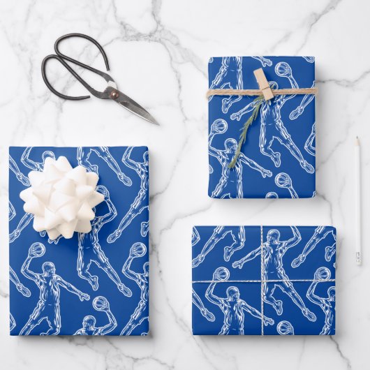 Basketball Player Slam Dunk Geschenkpapier Set (Vorderseite)