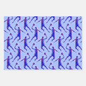 Basketball Player Slam Dunk Geschenkpapier Set (Vorderseite 2)