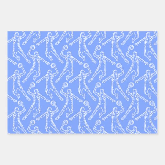 Basketball Player Slam Dunk Geschenkpapier Set (Vorderseite)