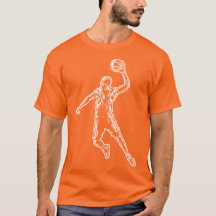 Basketball Player Slam Dunk Lichtdesign