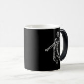 Basketball Player Slam Dunk Lichtdesign Verwandlungstasse (VorderseiteRechts)