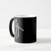 Basketball Player Slam Dunk Lichtdesign Verwandlungstasse (Vorderseite Links)