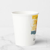 Basketball Player spielt Ball Pappbecher (Rechts)