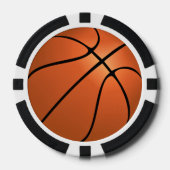 Basketball-Poker-Chips Pokerchips (Vorderseite)